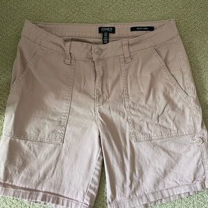 Women’s Jones New York Tan Cargo Shorts Size 8